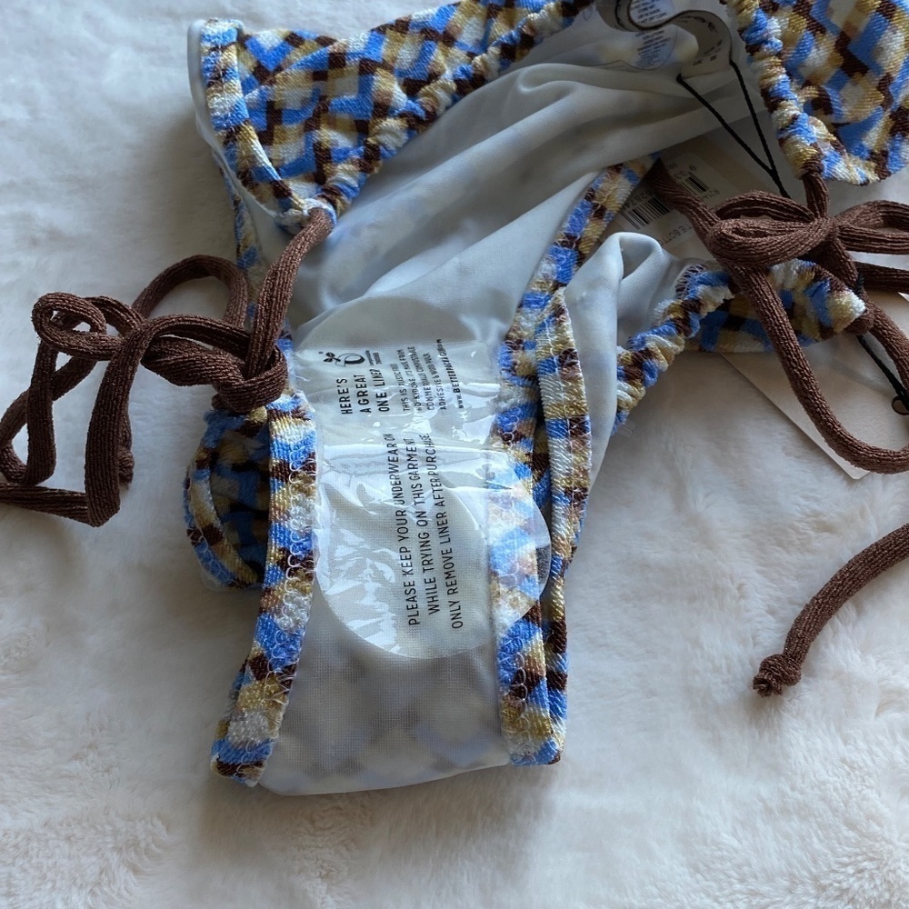 New! Free People x Bec + Bridge kaleidoscope cheeky string bottoms nwt 14581 - Picture 9 of 12
